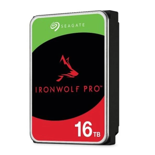 SEAGATE 3.5" 16TB IRONWOLF PRO ST16000NT001 7200 RPM 256MB SATA-3 NAS Diski