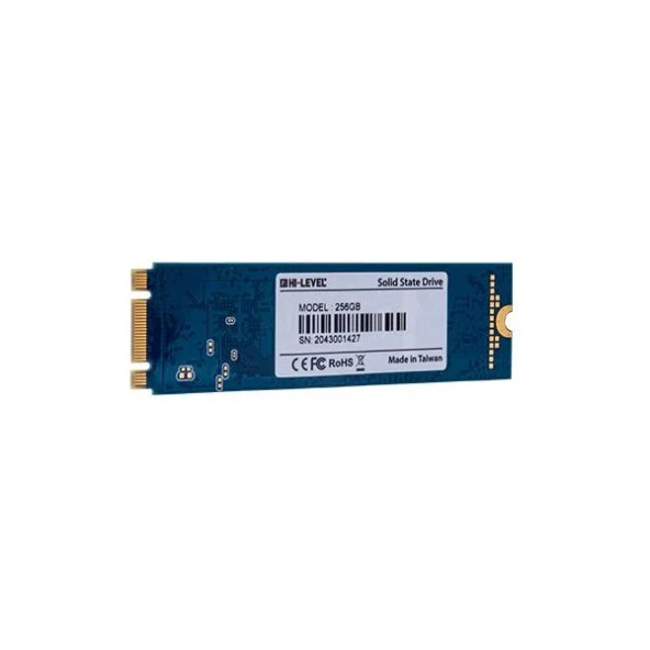 HI-LEVEL 256GB HLV-M2SSD2280/256G 550- 530MB/s M2 SATA-3 Disk - 1