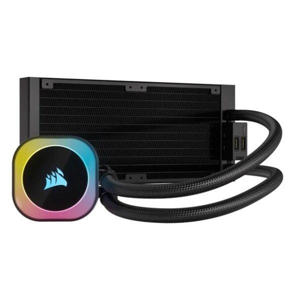 CORSAIR 240MM H100i CW-9061001-Ww RGB AM5-1700P SIVI SOĞUTMALI İŞLEMCİ FANI - 2