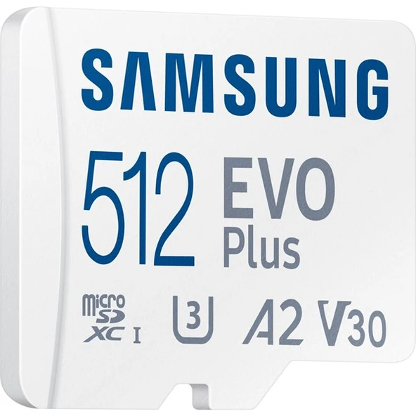 SAMSUNG 512GB EVOPlus MB-MC512SA/TR MICRO-SD HAFIZA KARTI - Resim 3