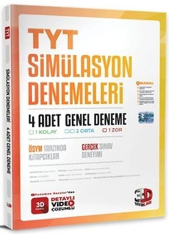 Yks Tyt Deneme 4 Fasikül Simülasyon ürün görseli 1