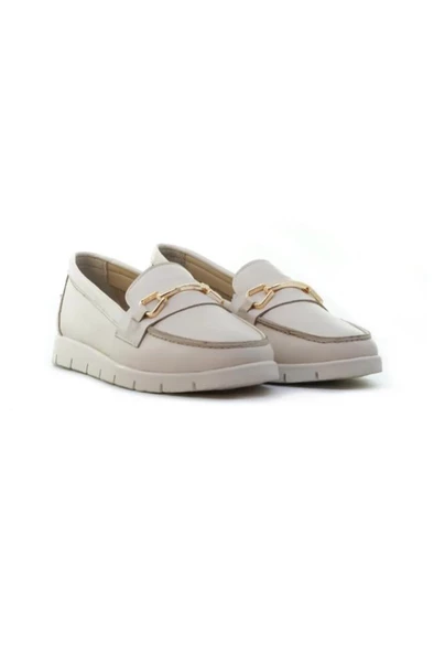VENÜS 24075604Y ORTOPEDİK YUMUŞAK LOAFER DERİ KADIN AYAKKABI - 4
