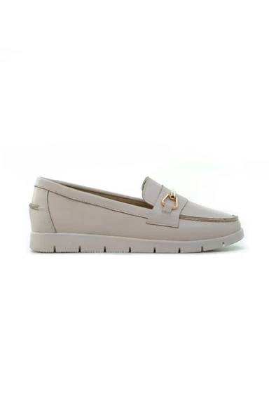 VENÜS 24075604Y ORTOPEDİK YUMUŞAK LOAFER DERİ KADIN AYAKKABI - 5