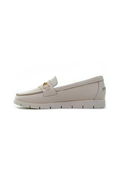 VENÜS 24075604Y ORTOPEDİK YUMUŞAK LOAFER DERİ KADIN AYAKKABI - 6