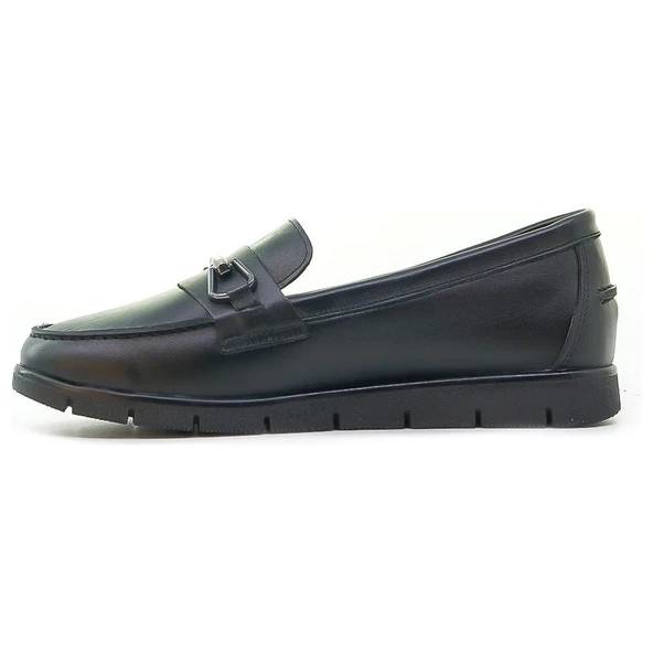 VENÜS 24075604Y ORTOPEDİK YUMUŞAK LOAFER DERİ KADIN AYAKKABI - 9