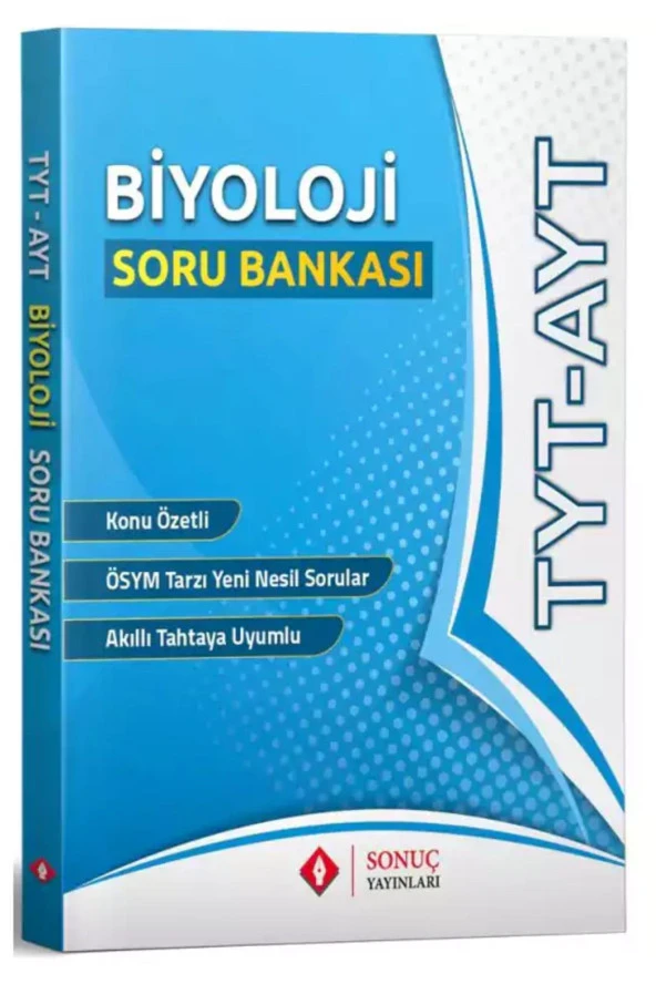 Yks Tyt Ayt Biyoloji Soru Bankası ürün görseli 1