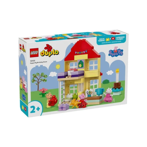 10433 Lego Duplo Peppa Pig Doğum Günü Evi 59 Parça +2 Yaş