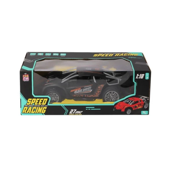 BY908-21B Kumandalı Şarjlı Speed Racing Araba 1:18 21 cm -Canem Oyuncak - 2