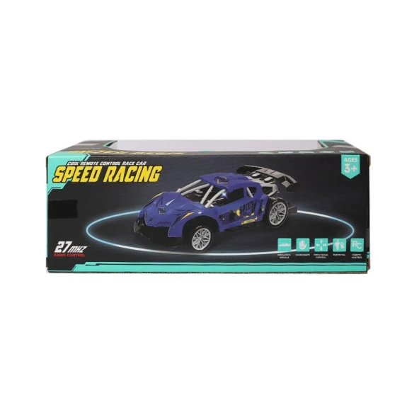BY908-21B Kumandalı Şarjlı Speed Racing Araba 1:18 21 cm -Canem Oyuncak - 3
