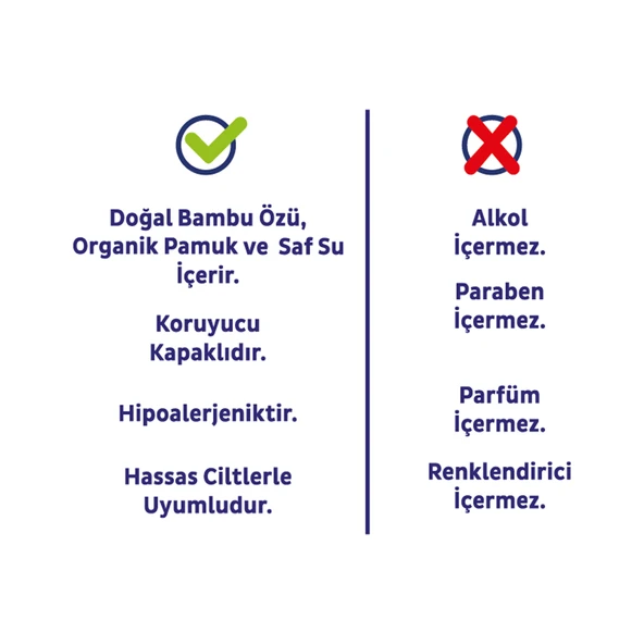 Sleepy Islak Havlu Mendil Pamuklu Yenidoğan Natural Bambu 40 Yaprak 12 Li Set+Bakım Örtüsü 2 Li Set - 10