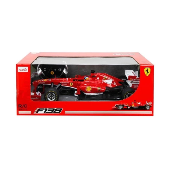 57400 Rastar 1:12 F1 Ferrari F138 Uzaktan Kumandalı Araba - 8
