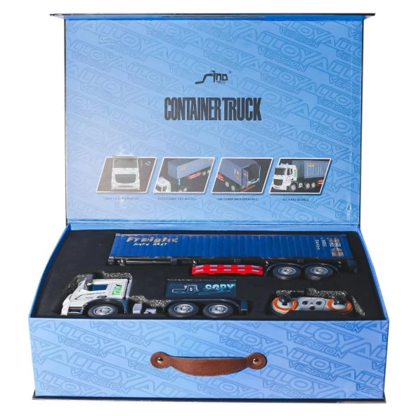 HJ8006-1  Kumandalı Konteyner Tır -Gepettoys - Resim 2