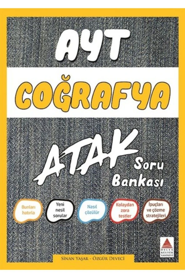 Yks Ayt Coğrafya Soru Bankası Atak ürün görseli 1