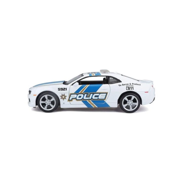 MAY32108 Maisto 1:24 2010 Model Chevrolet Camaro SS RS Police Model Araba -Necotoys - 4