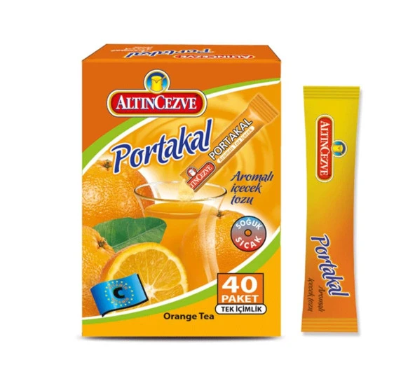 Altıncezve Tek İçimlik Portakal Aromalı İçecek Tozu 40 x 1.5 Gr - 10LU PAKET - Resim 2