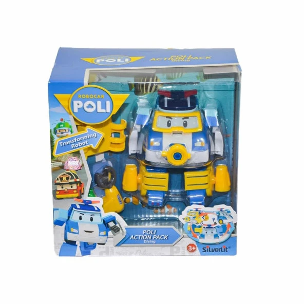 POLI/83310 Aksesuarlı Transformers Poli Avtion Figür -Neco Toys