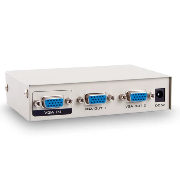 S-LINK 2port MSV-1215 2x 15pin DSub 1920x1440 150mhz Vga,Video Splitter - 2