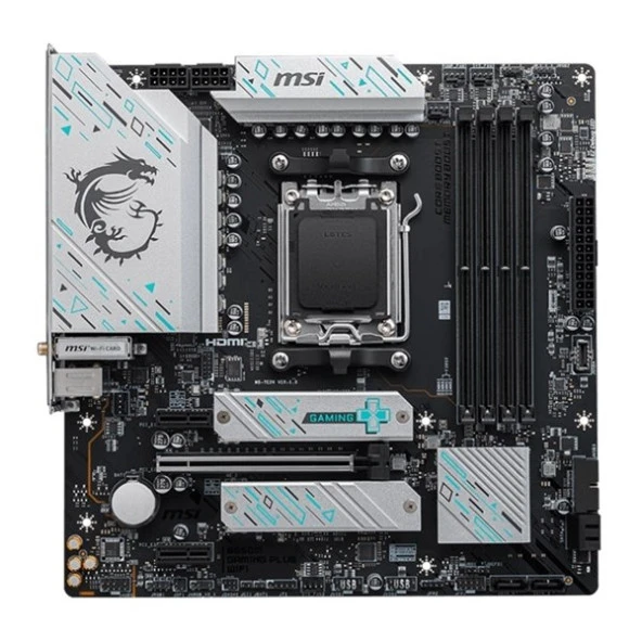MSI B650M GAMING PLUS WIFI-6E DDR5 HDMI DP PCIe 16X v4.0 AM5 mATX - 2