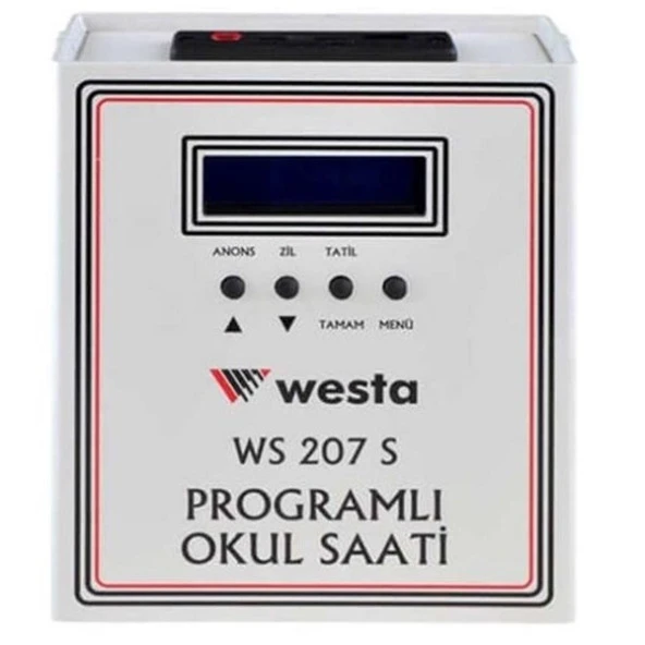 Westa Ws-207S Usb Girişli Akıllı Okul Saati