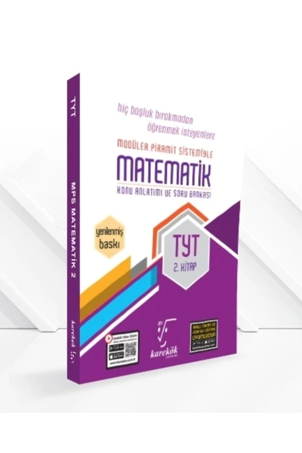 Yks Tyt Matematik Konu Anlatımı Ve Soru Bankası 2. Kitap Mps ürün görseli 1