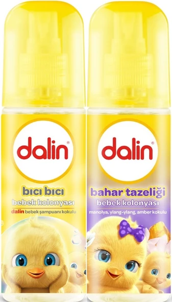 Dalin Bebek Kolonyası 150ML (Bıcı Bıcı Kokusu-Bahar Tazeliği) Karma 2 Li Set - 1