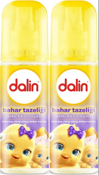 Dalin Bebek Kolonyası 150ML Bahar Tazeliği (Manolya-Ylang,Ylang-Amber Kokulu) (2 Li Set)