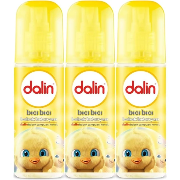 Dalin Bebek Kolonyası 150ML Klasik (Bıcı Bıcı Kokusu) (3 Lü Set) - 1
