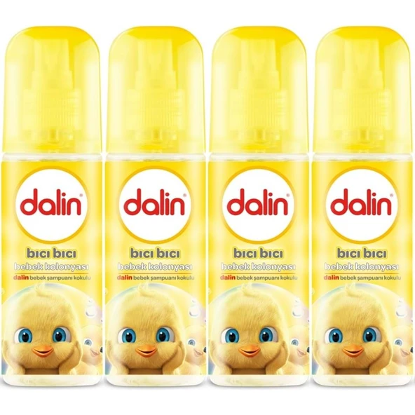 Dalin Bebek Kolonyası 150ML Klasik (Bıcı Bıcı Kokusu) (4 Lü Set) - 1
