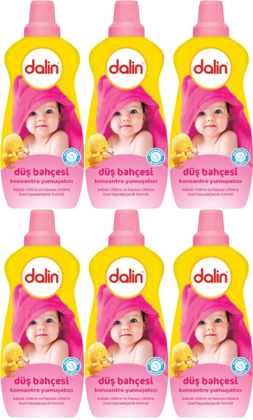 Dalin Çamaşır Yumuşatıcı Konsantre 1200ML Düş Bahçesi (6 Lı Set)