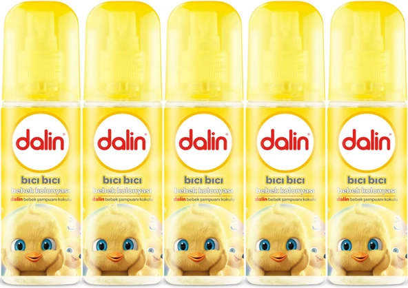 Dalin Bebek Kolonyası 150ML Klasik (Bıcı Bıcı Kokusu) (5 Li Set)
