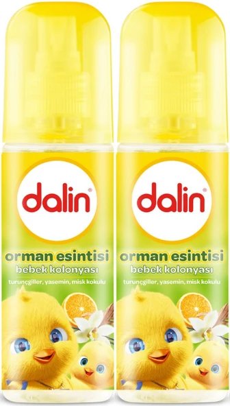 Dalin Bebek Kolonyası 150ML Orman Esintisi (Turunçgiller-Yasemin-Misk Kokulu) (2 Li Set)