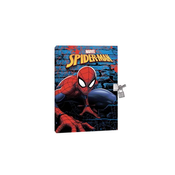 Keskin Color Hatıra Defteri Kilitli Spider Man 104 Yaprak 14x20 310210-06