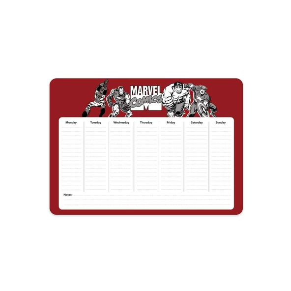 Marvel 17x24cm Haftalık Planner Blok  830161-70