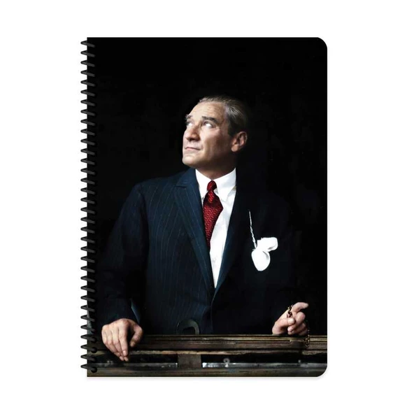 Keskin Color A4 80 Yaprak Çizgili Karton Kapak Spiralli Atatürk Defter