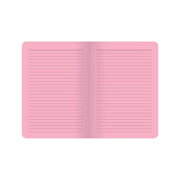 Keskin Color Hisli Şeyler Dikişli İyi Ki Doğmuşsun Karton Kapak 80 Pembe Yaprak A5 Çizgili Defter - 2