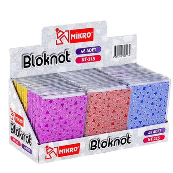 Mikro Not Defteri Bloknot Çizgili NT-215 (Adet Fiyatıdır)