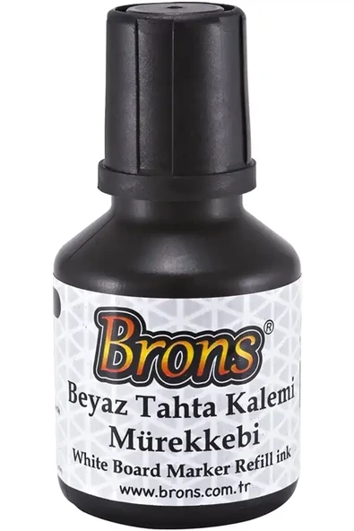 Brons Tahta Kalem Mürekkebi 30 CC Siyah BR-350