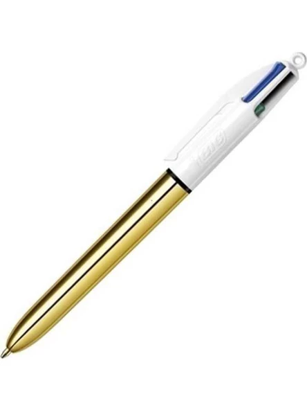 Bic Tükenmez Kalem 4 Colours Shine Gövde Gümüş
