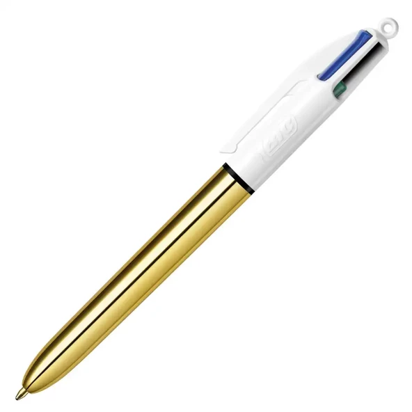Bic 4 Colours Tükenmez Kalem Metalik Altın 964774