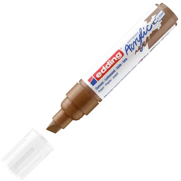 Edding Markör Akrilik Kalın Uçlu 5-10 MM Fındık Kahvesi 919 5000
