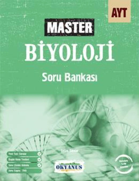 Ayt Biyoloji Soru Bankası Master 2022 ( İadesizdir ) ürün görseli 1