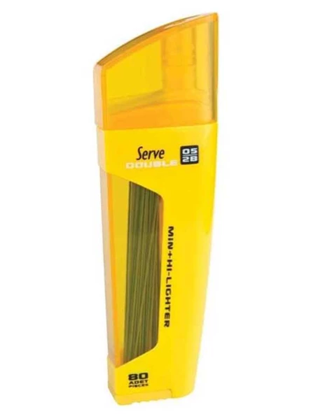 Serve Double Min-Fosforlu Kalem 0.5Mm Sarı