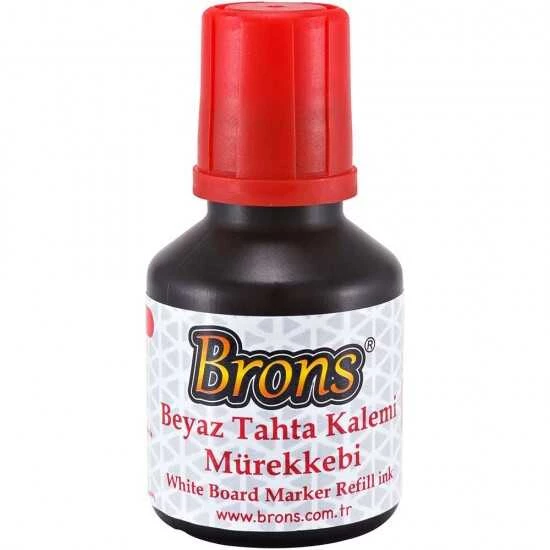 Brons Tahta Kalem Mürekkebi 30 CC Kırmızı BR-352