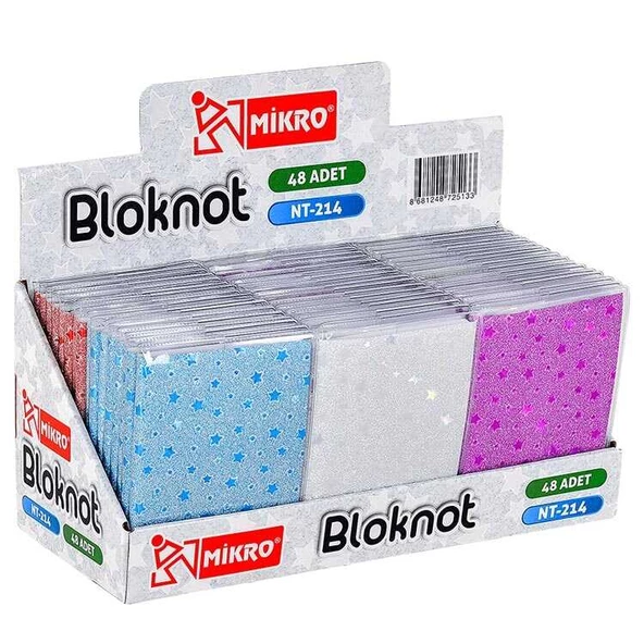 Mikro Not Defteri Bloknot Çizgili NT-214 (Adet Fiyatıdır)