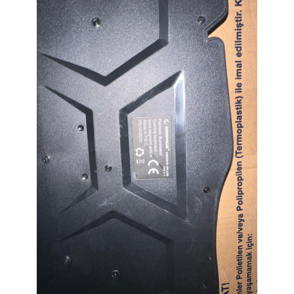 RAMPAGE MEEPO PLUS KM-4-1 USB GAMİNG COMBO Q KLAVYE 2.EL - 2