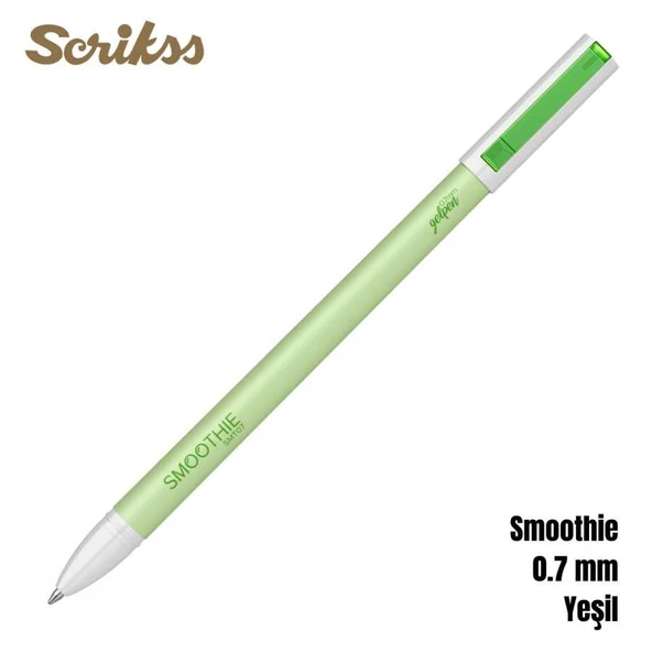 Scrikss Smoothie Jel Kalem 0.7 Mm Yeşil