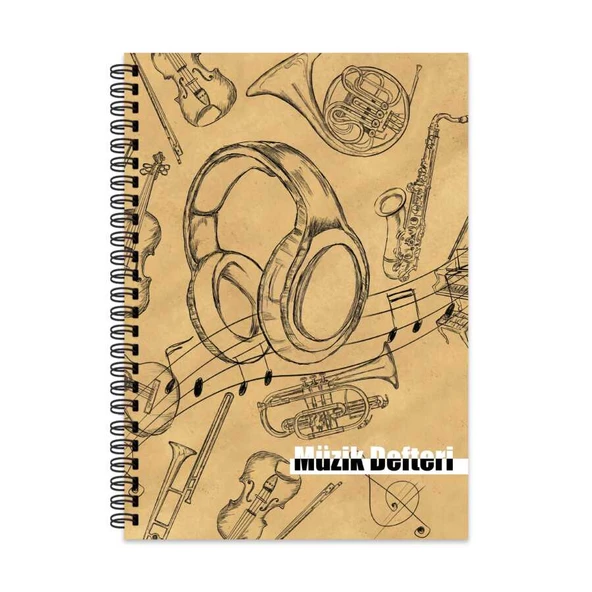 Keskin Color Müzik Defteri Spiralli 40 Yaprak A4 - 2