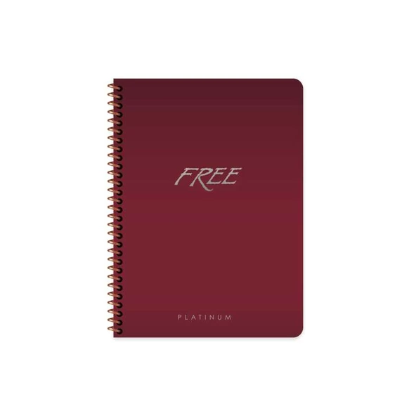 Free Platinum A5 80 Yaprak Çizgili Plastik Kapak Defter Keskin Color - 2