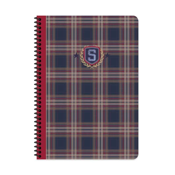 Keskin Color A4 80 Yaprak Çizgili Karton Kapak Spiralli School Defter - 4