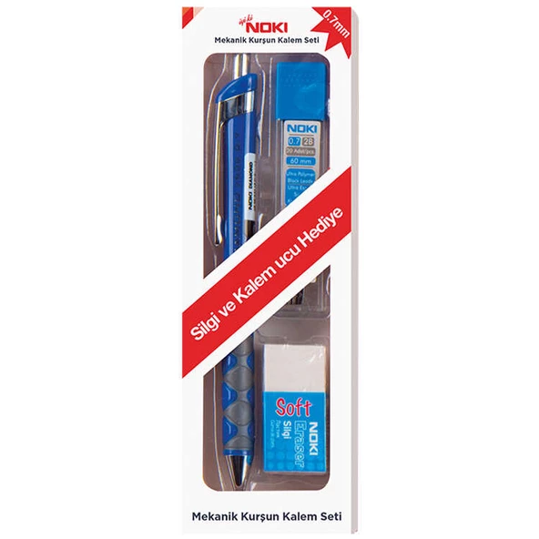 Noki Diamond Mekanik Kalem Seti 0.7 Mm Kalem+ Uç+ Silgi - Resim 2